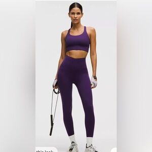 lululemon Glow Up™ Super-High-Rise Tight 25" Dark Court Purple, 6 BNWT